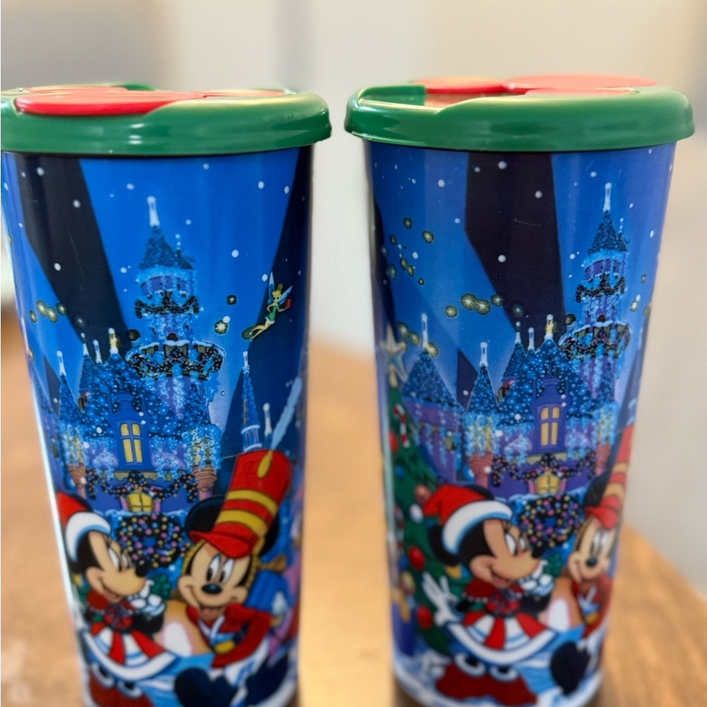 Disney Mickey and Minnie Holiday Tumblers